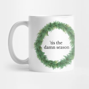 'tis the damn season - taylor swift evermore sticker Mug